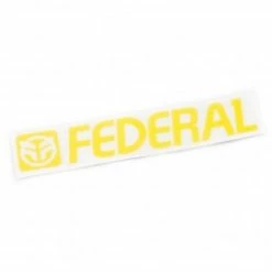 Marque Sticker Federal 170Mm Die Cut - Yellow
