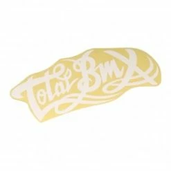 Marque Sticker Total Logo Small White