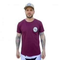 Marque T-Shirt Pride Cool Patch Burgundy