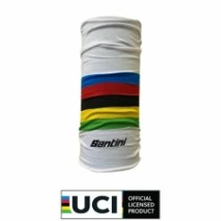 Marque Tour De Cou UCI® Rainbow - Blanc